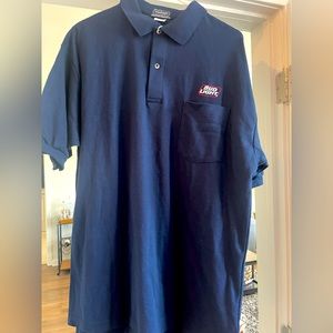 Men’s vintage Bud Light polo NWT